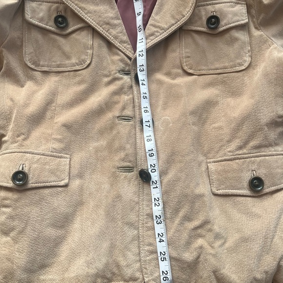 Wilson Leather Suede tan jacket coat XL - Picture 8 of 8
